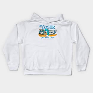 Old Tech Job Kids Hoodie